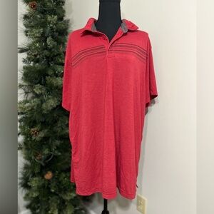 George Men's Polo Shirt in Red